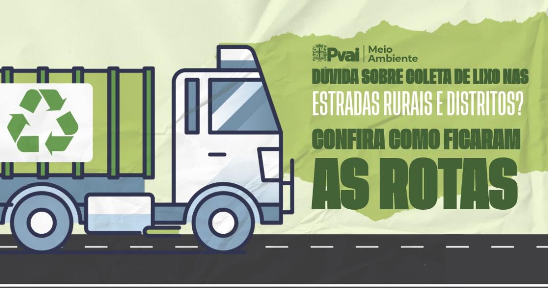 Prefeitura detalha a coleta de lixo nas estradas rurais e distritos