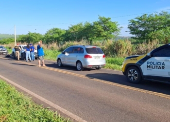 Motorista adormece ao volante e provoca acidente na PR-218 em Paranavaí